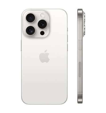Б/в iPhone 15 Pro Max 256GB (White Titanium)(e-Sim)