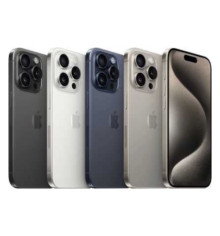Б/в iPhone 15 Pro Max 256GB (White Titanium)(e-Sim)