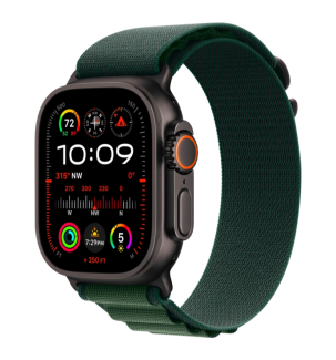 Смарт годиннки APPLE WATCH S Ultra 2 GPS+LTE 49mm Black Titanium Case Dark Green Alpine Loop L